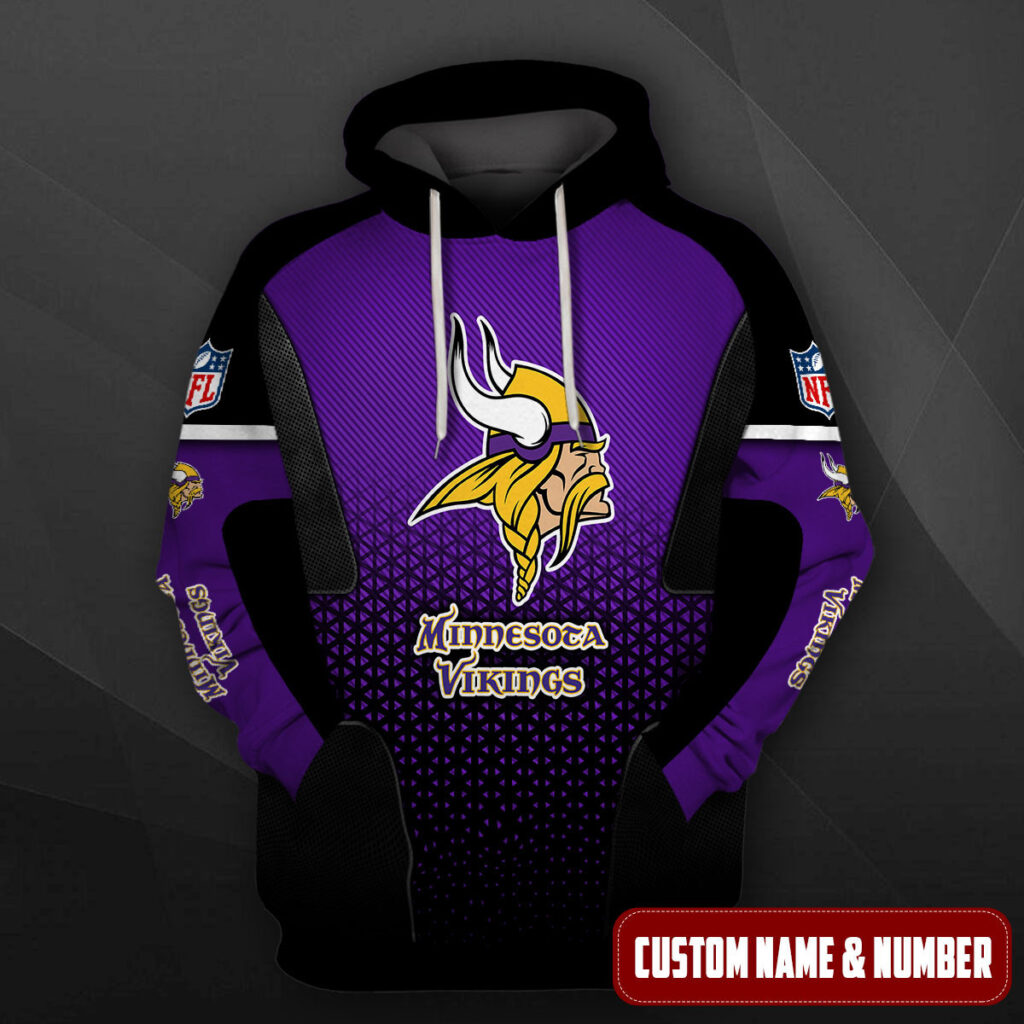 Minnesota Vikings Hoodie 3D Collection 3 Tehody Store