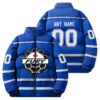 Stand Collar Puffer Jacket Custom Name And Number