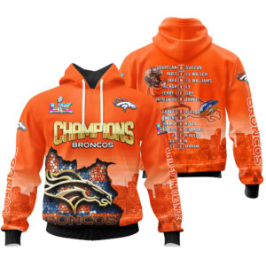 Denver Broncos Super Bowl LX Champions Style Hoodie