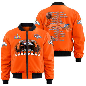 Denver Broncos Super Bowl LX Champions Style Bomber Jacket