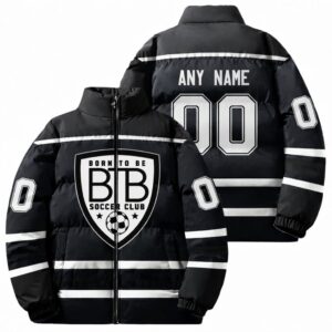 Personalized Waterproof Thickened Down Jacket Custom Name And Number