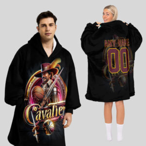 Cleveland Cavaliers Blanket Hoodie Custom Name And Number