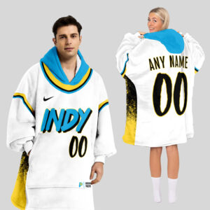Indiana Pacers Blanket Hoodie Custom Name And Number