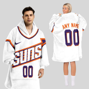 Phoenix Suns Blanket Hoodie Custom Name And Number