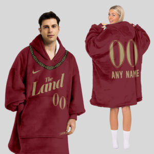 Cleveland Cavaliers Blanket Hoodie Custom Name And Number
