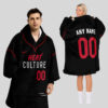 Miami Heat Blanket Hoodie Custom Name And Number