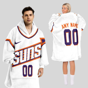 Phoenix Suns Blanket Hoodie Custom Name And Number